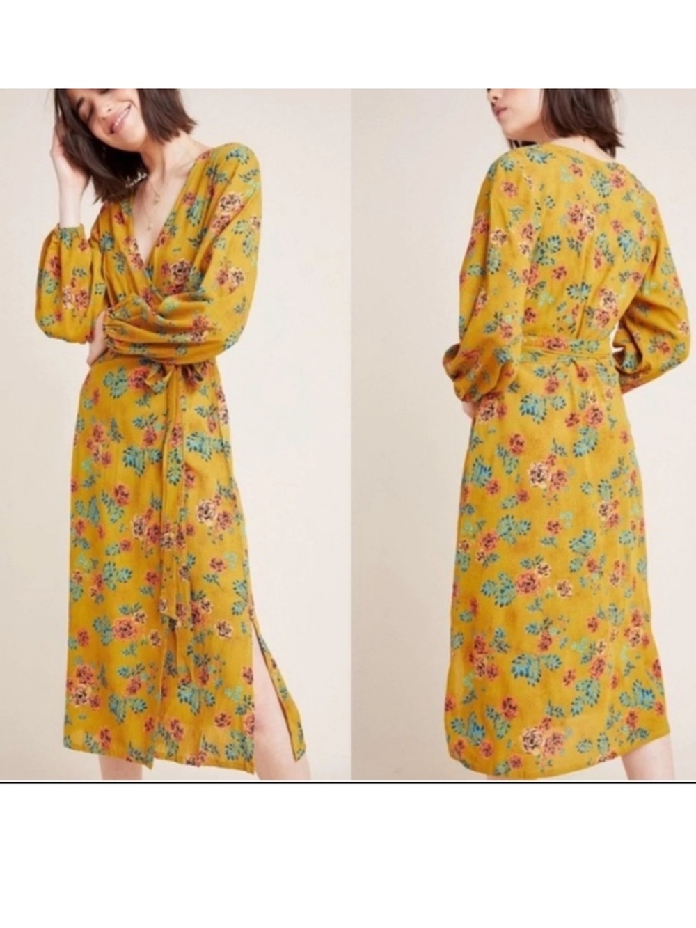 Faithfull the Brand X Anthropology wrap dress
